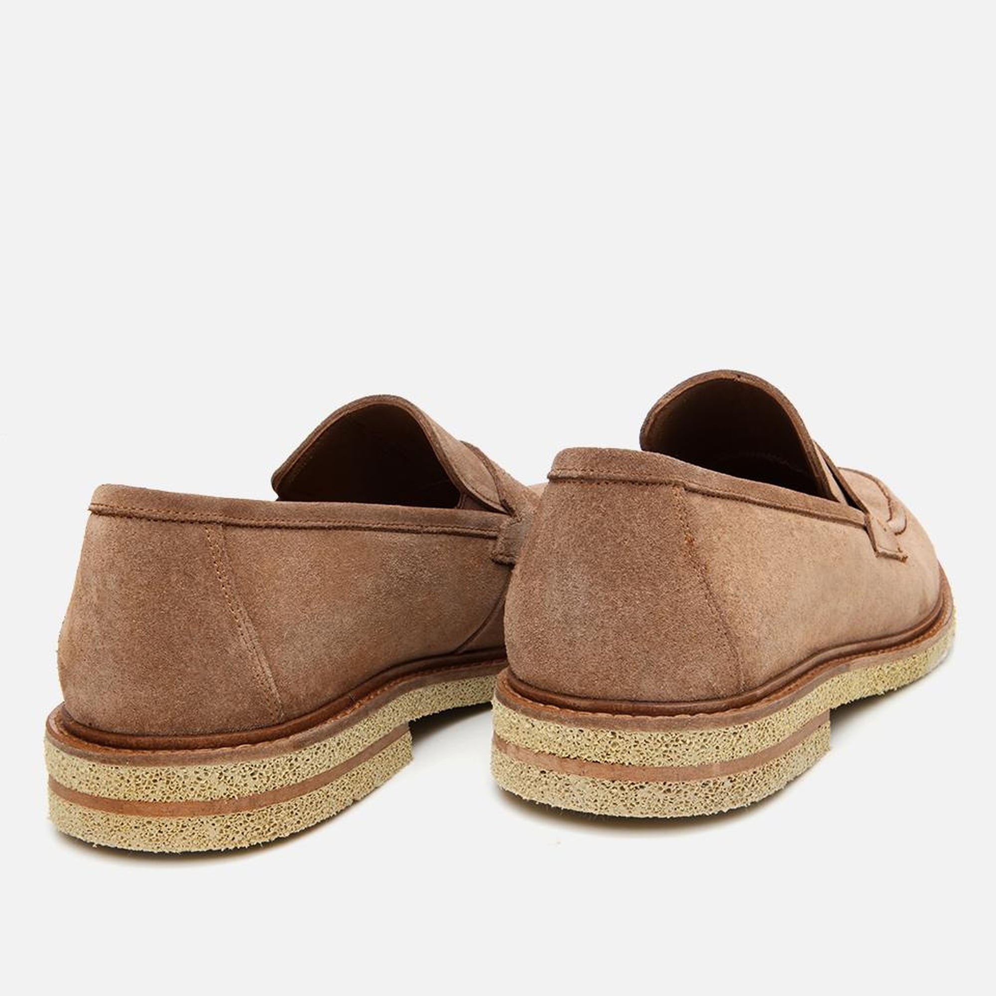 Erkek Süet Deri Taba Hafif Tabanlı Loafer