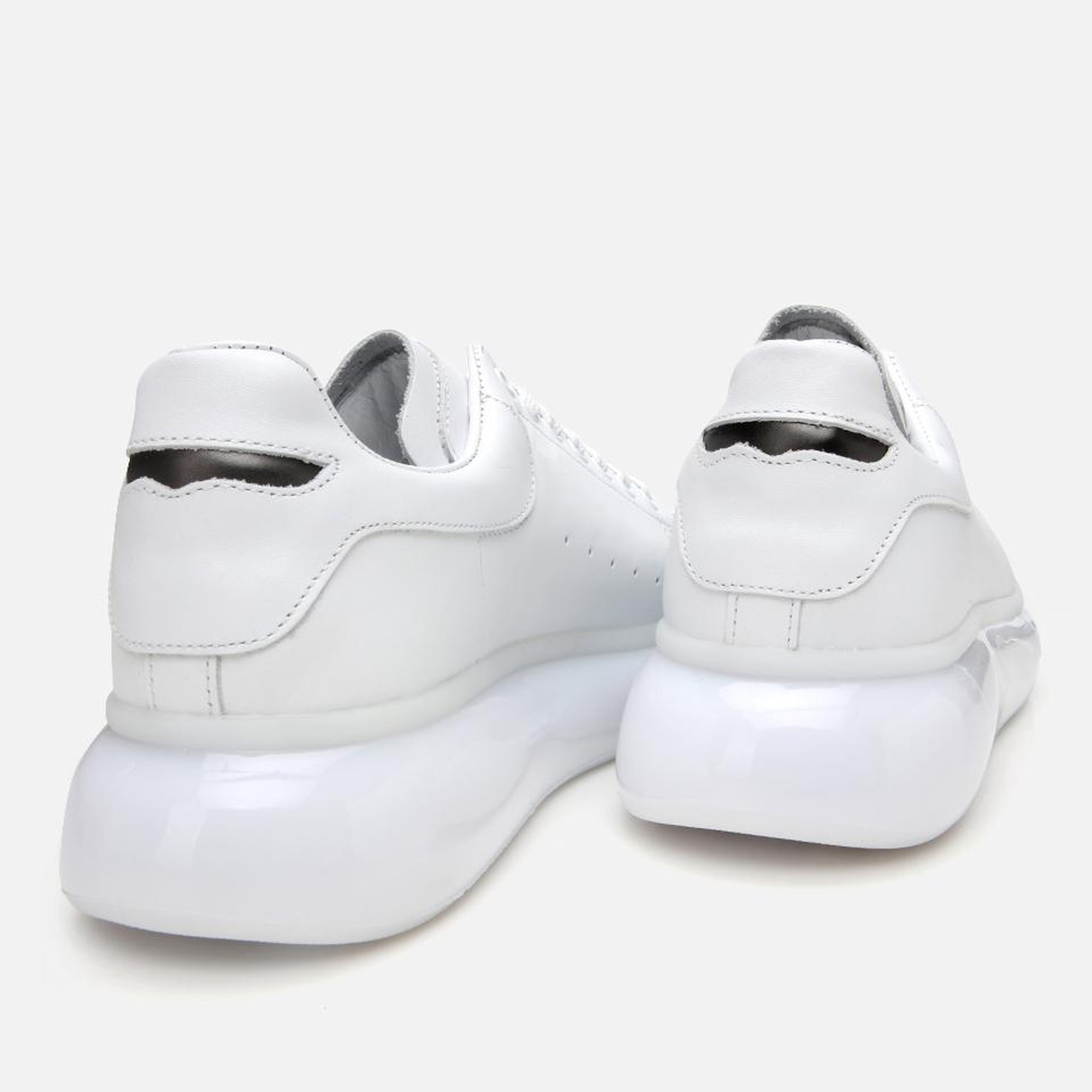 Erkek Deri Beyaz Spor Ayakkabı