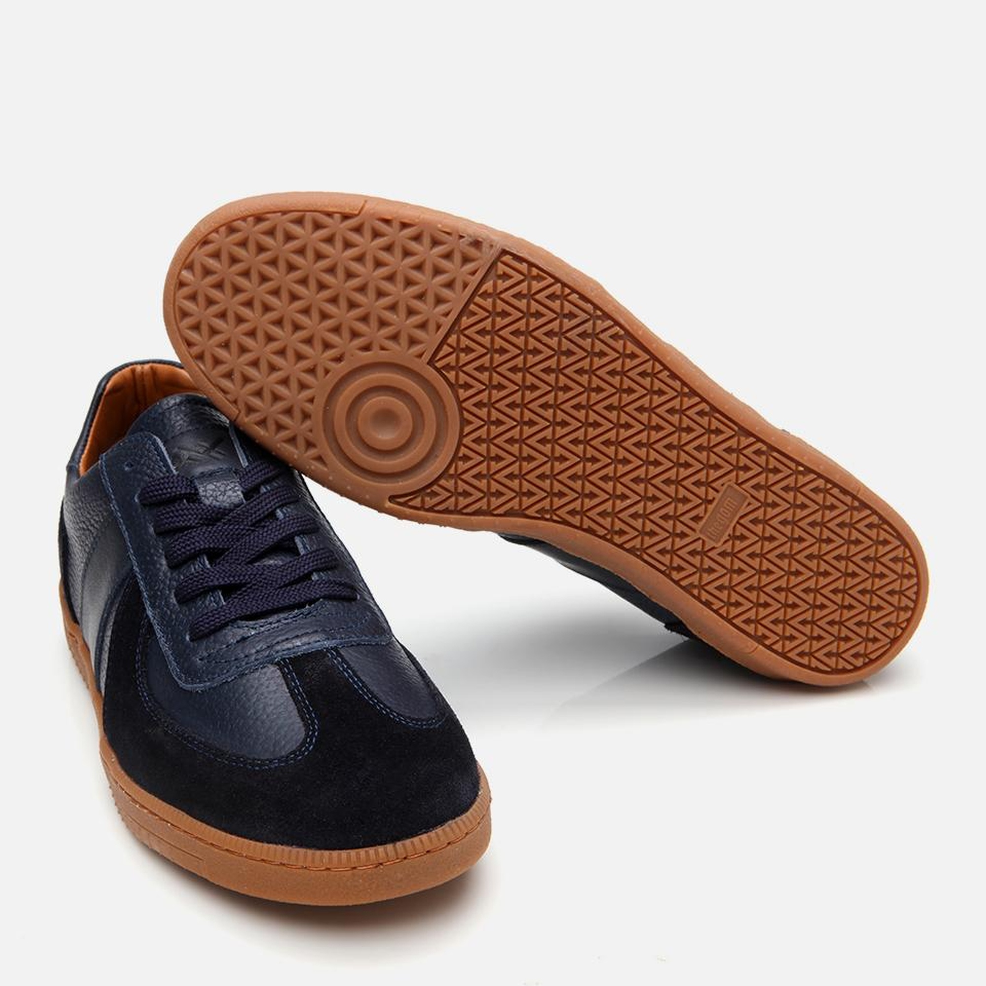 Erkek Süet Deri Lacivert Spor Ayakkabı