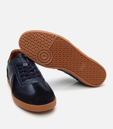  Erkek Süet Deri Lacivert Spor Ayakkabı