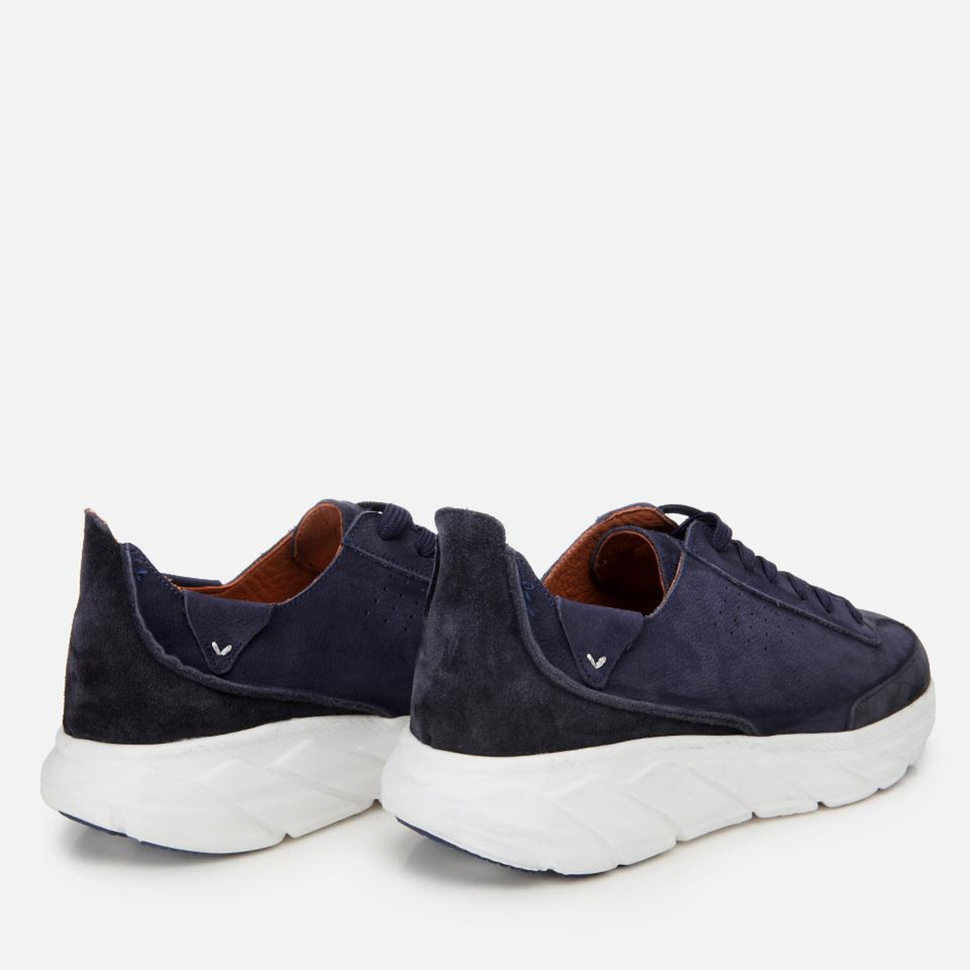 Erkek Nubuk Deri Lacivert Ultra Hafif Tabanlı Spor Ayakkabı