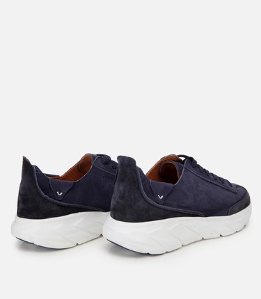  Erkek Nubuk Deri Lacivert Ultra Hafif Tabanlı Spor Ayakkabı
