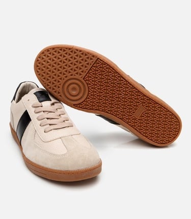  Erkek Süet Deri Bej Spor Ayakkabı