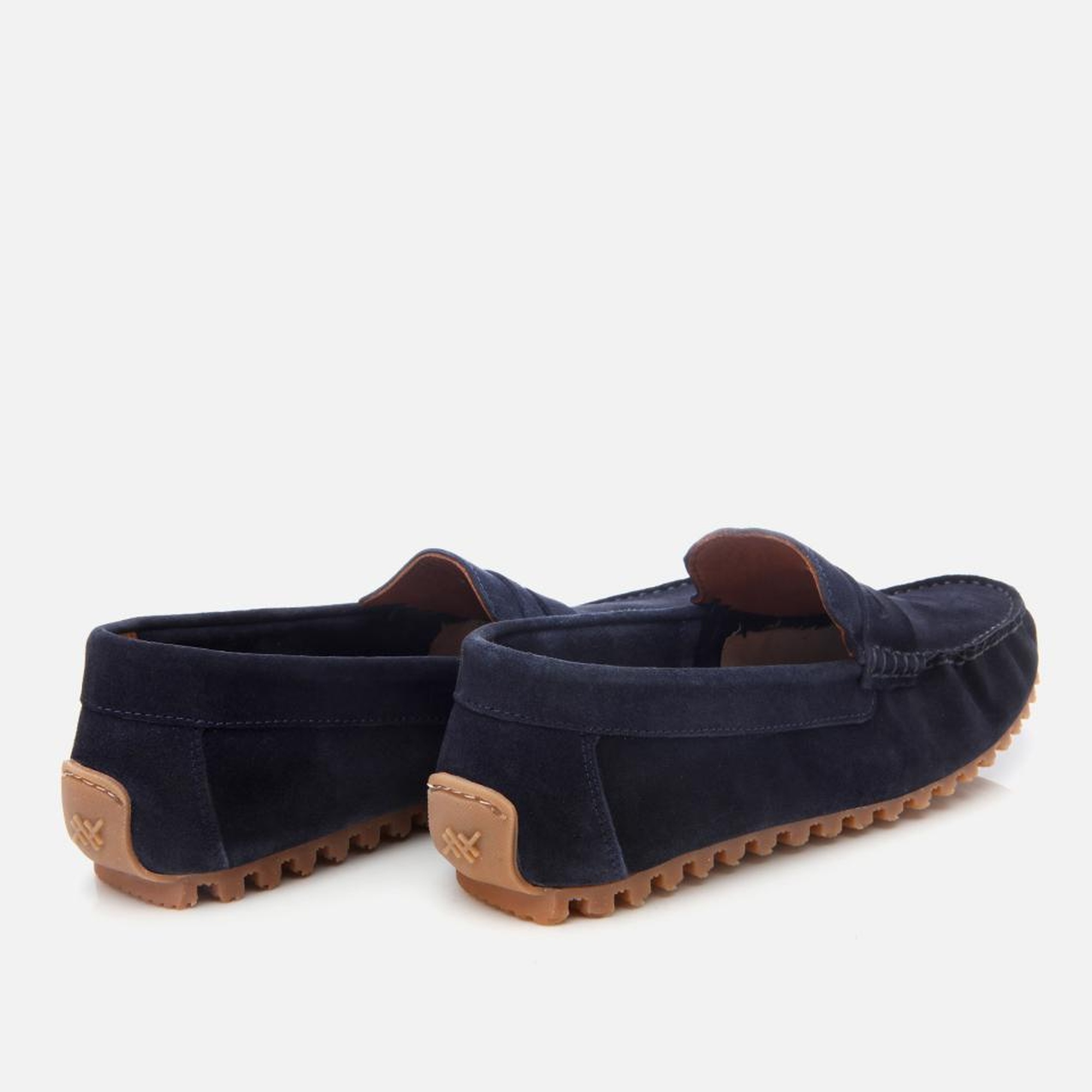 Erkek Süet Deri Lacivert Esnek Tabanlı Günlük Loafer