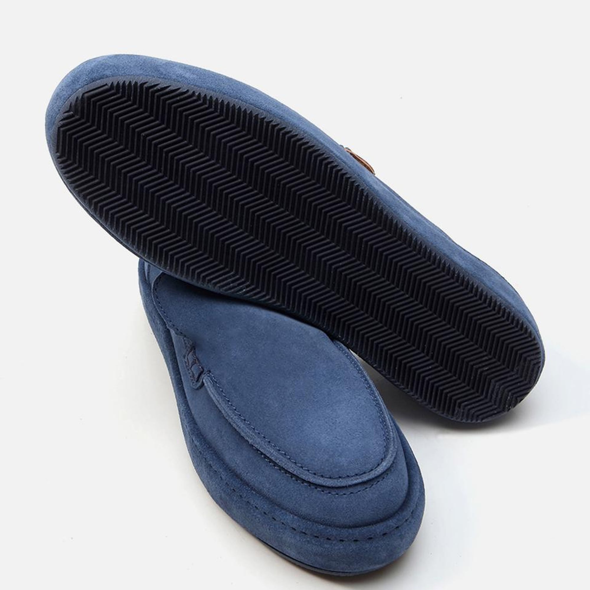 Erkek Deri Lacivert Loafer