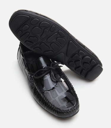  Erkek Deri Siyah Loafer