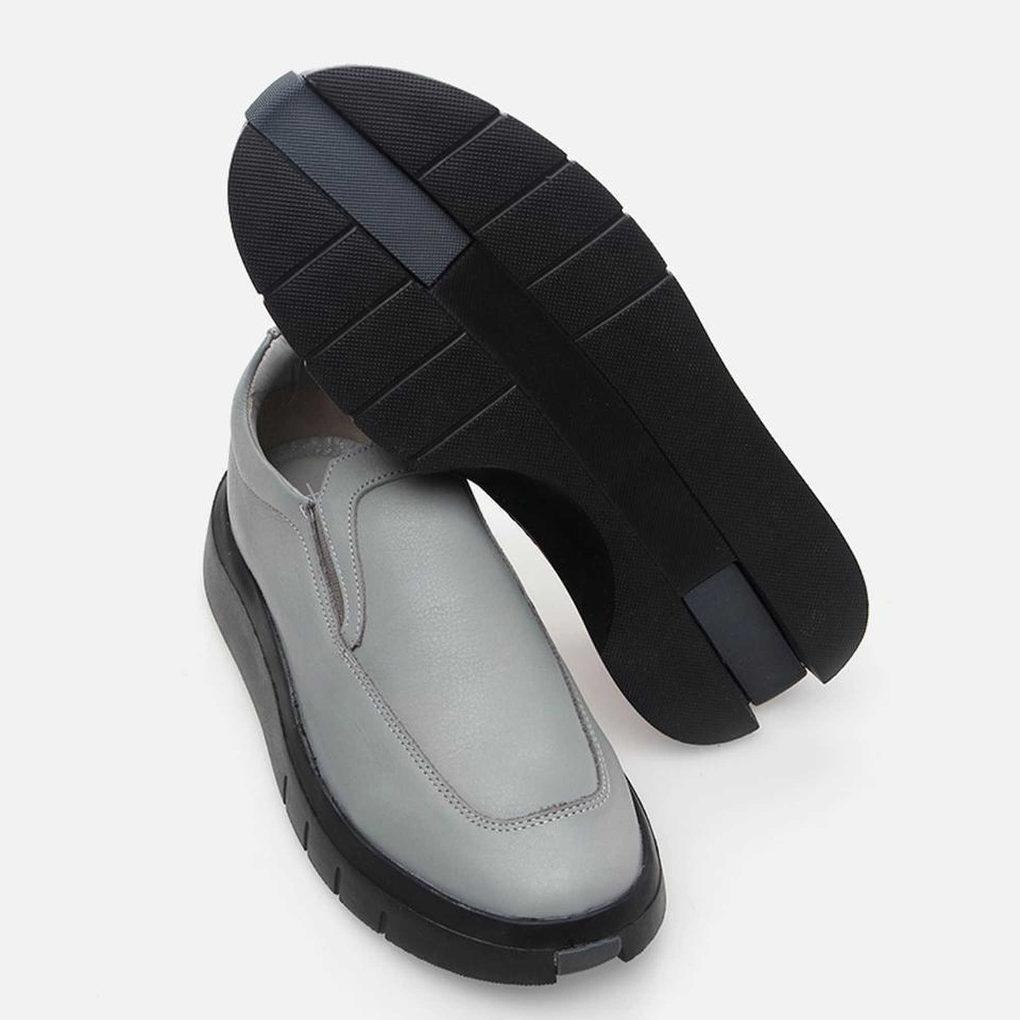 Erkek Deri Gri Günlük Ayakkabı