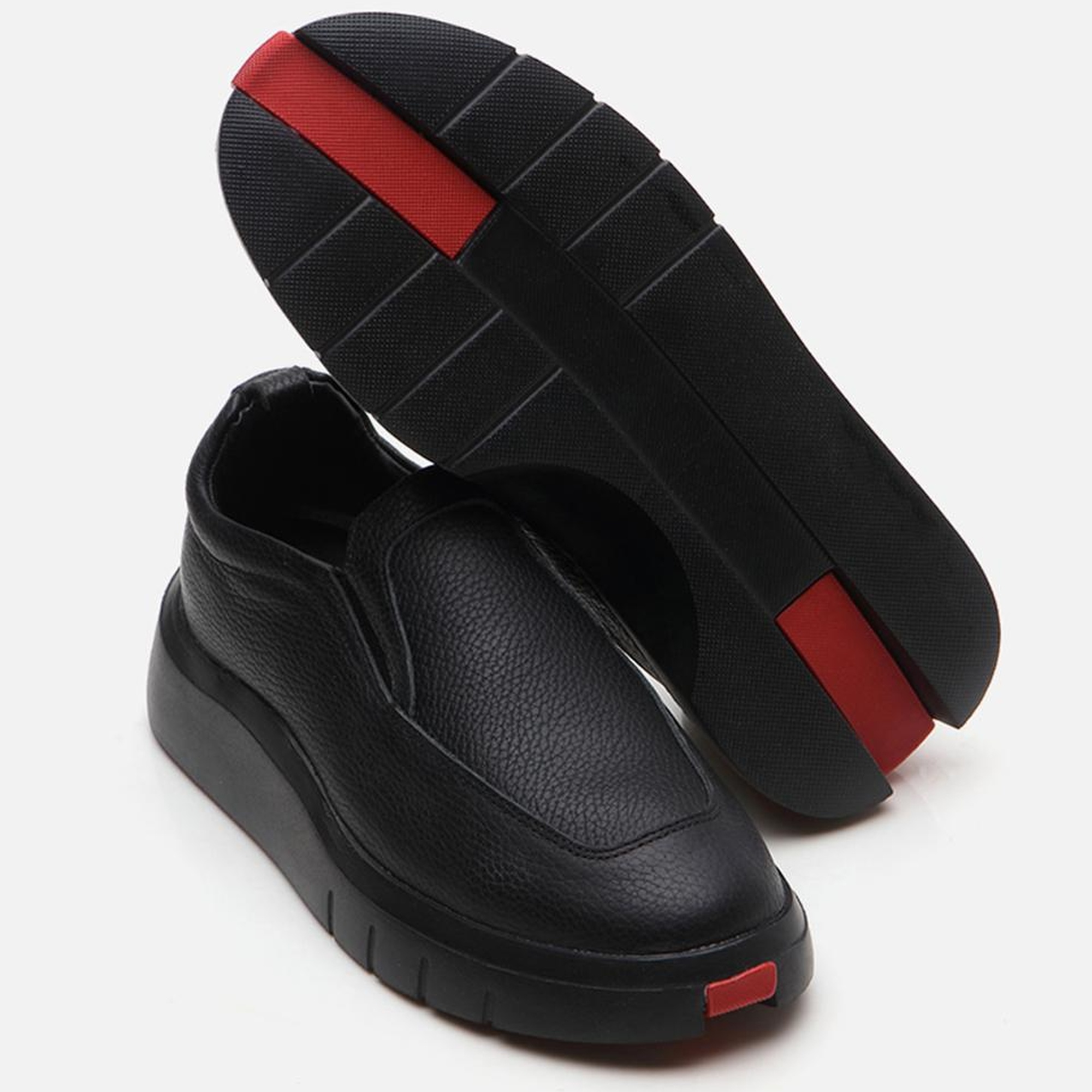 Erkek Deri Siyah Günlük Ayakkabı