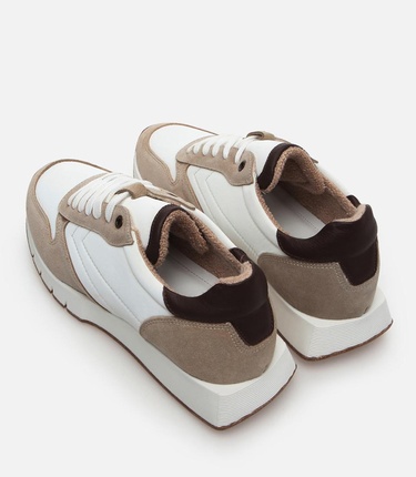  Erkek Deri Bej Spor Ayakkabı