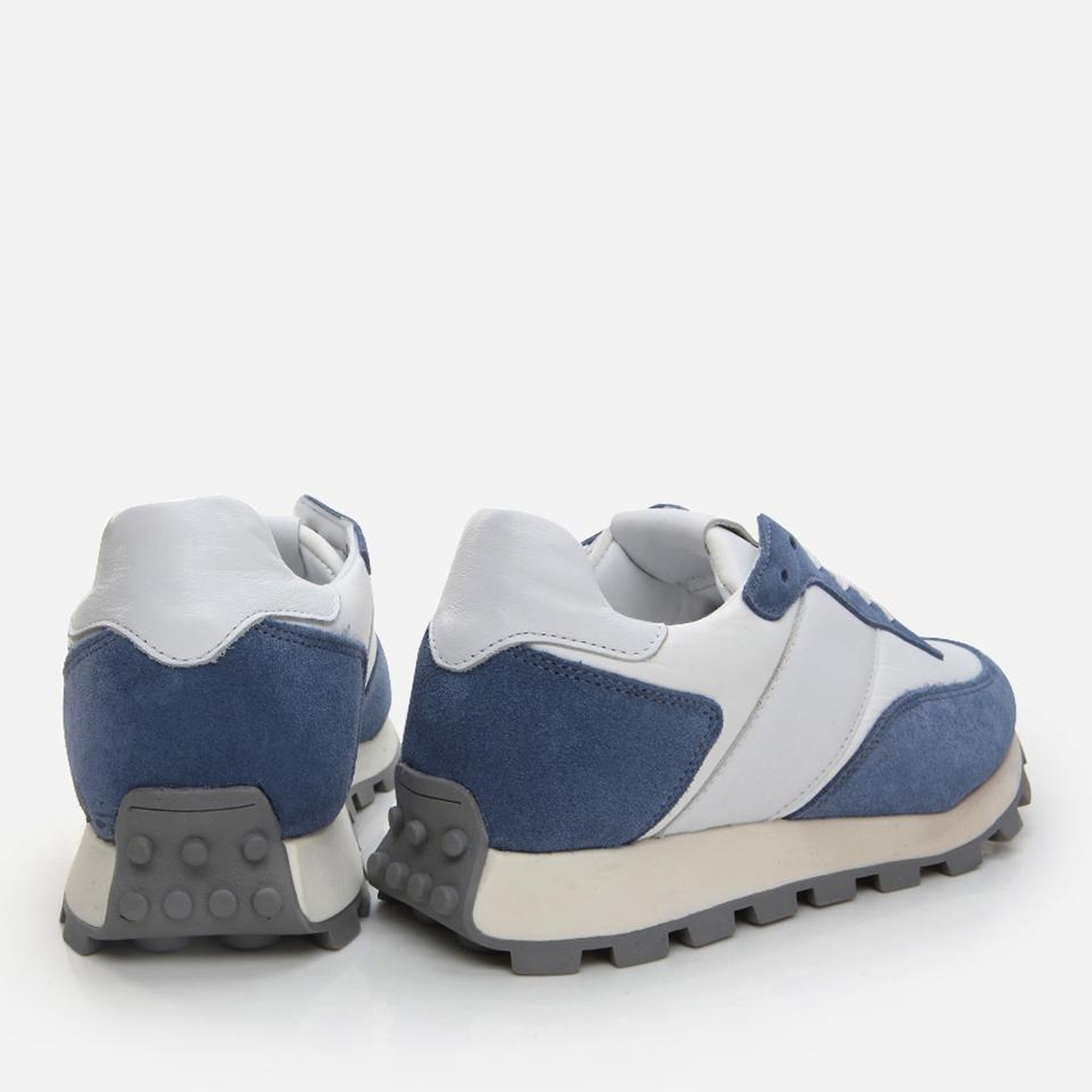 Erkek Deri Mavi Spor Ayakkabı