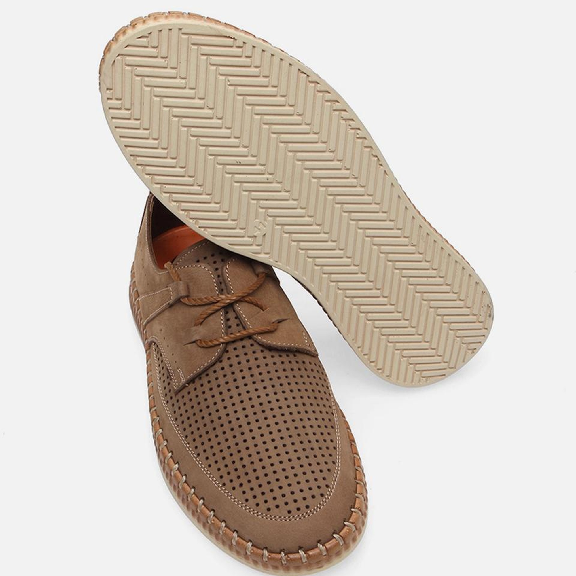 Erkek Deri Vizon Günlük Ayakkabı