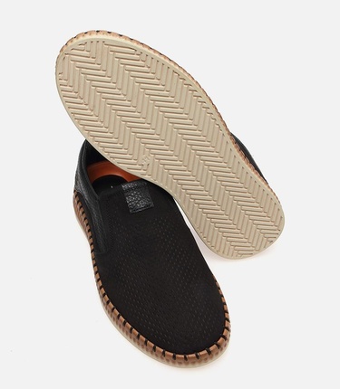  Erkek Deri Siyah Günlük Ayakkabı