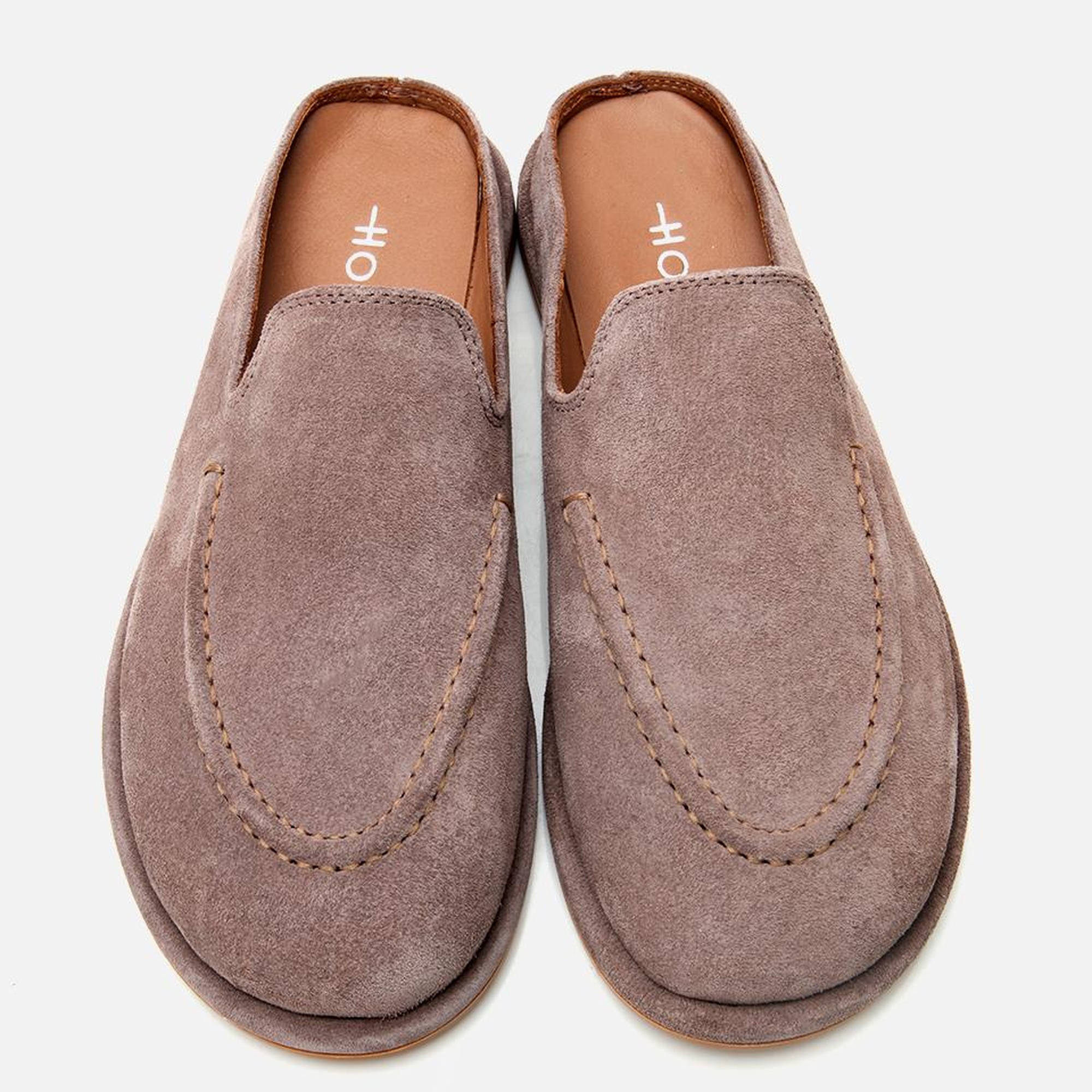 Kadın Süet Deri Vizon Düz Terlik