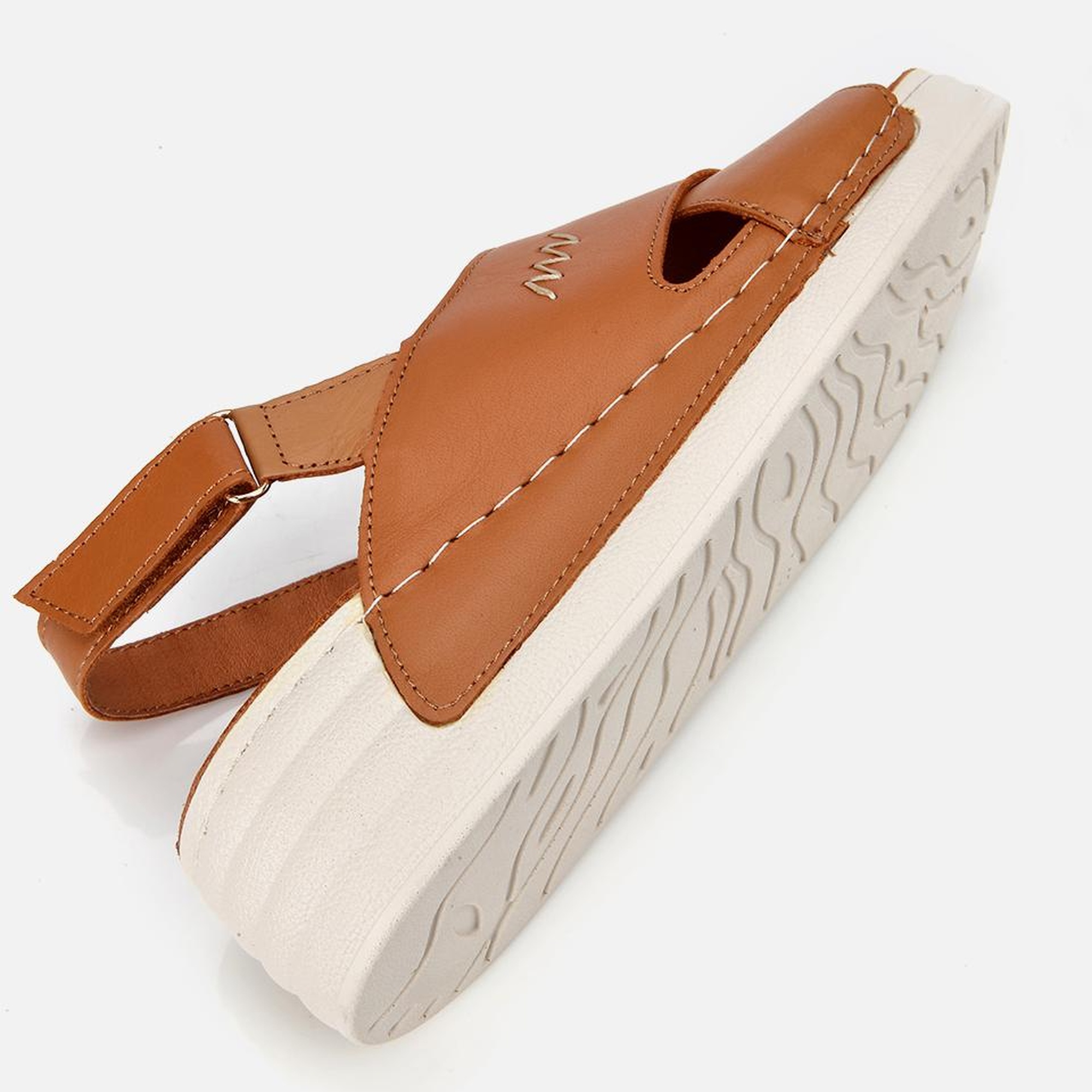 Kadın Deri Taba Ayarlanabilir Comfort Sandalet