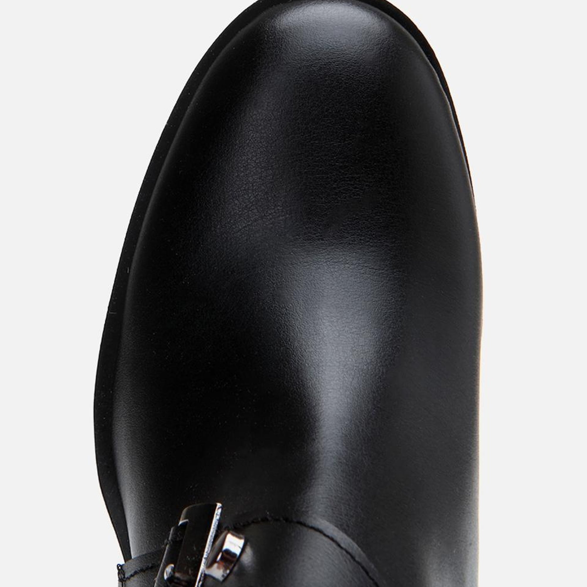 Kadın Siyah Tokalı Topuklu Bot