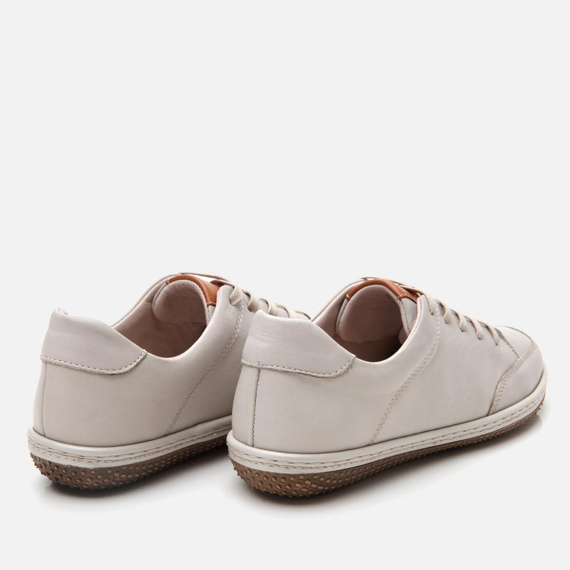 Kadın Deri Bej Comfort Spor Ayakkabı