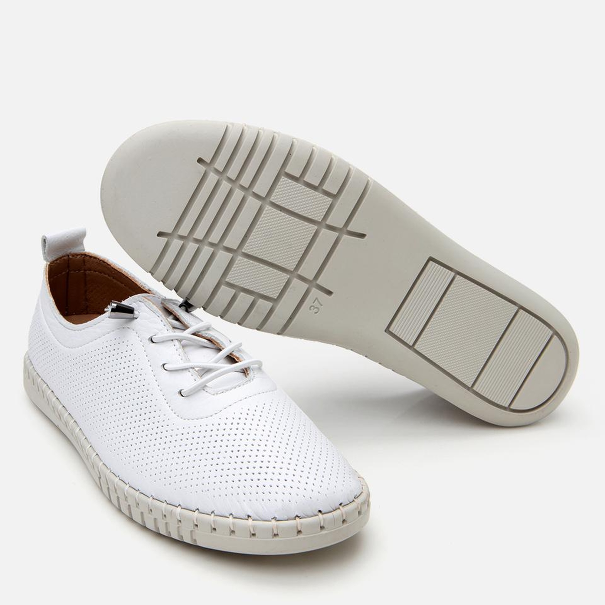 Kadın Deri Beyaz Comfort Ayakkabı