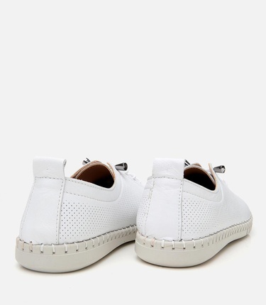  Kadın Deri Beyaz Comfort Ayakkabı