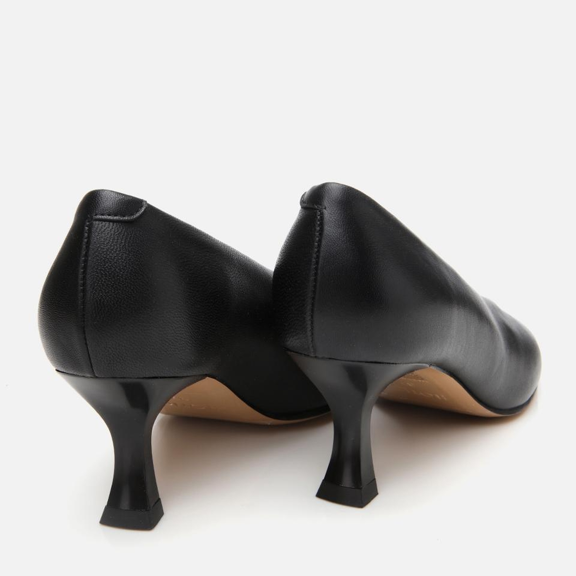 Kadın Deri Siyah İnce Topuklu Ayakkabı