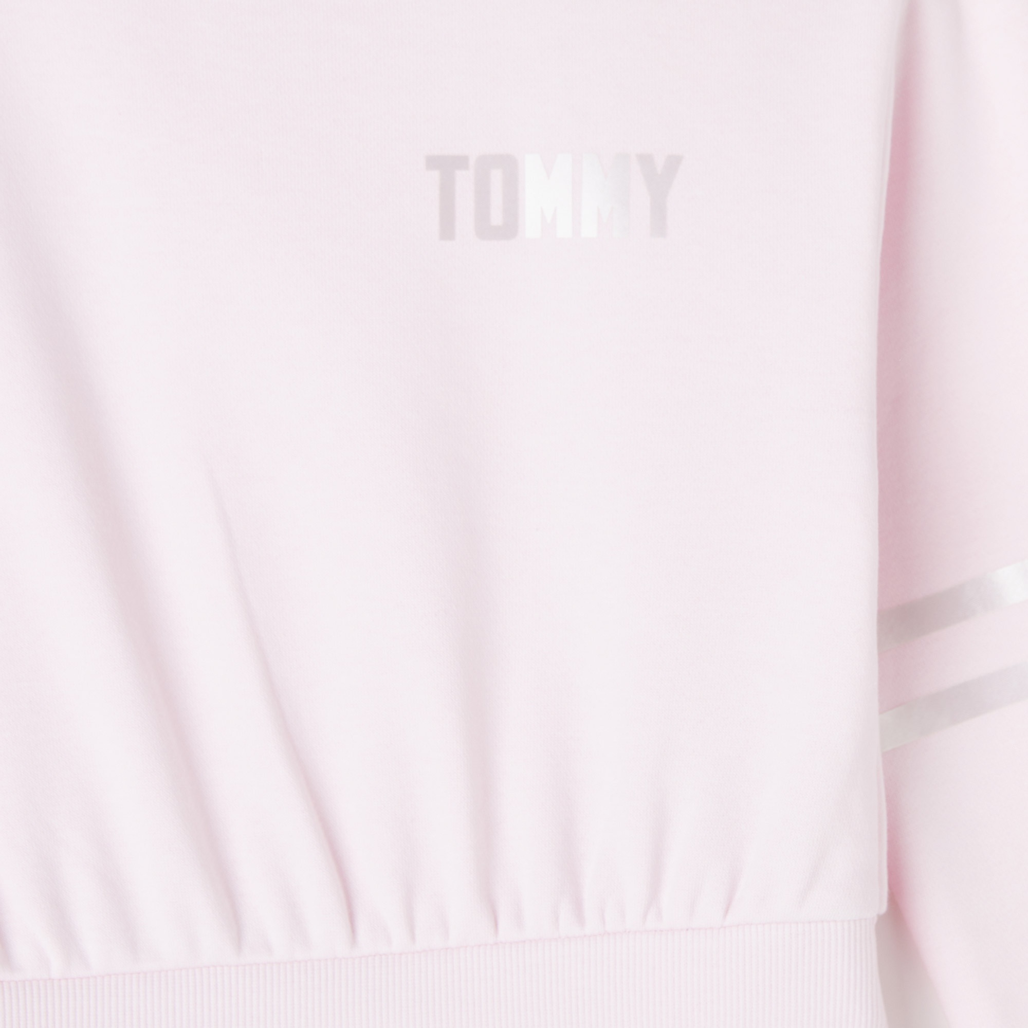 Tommy Hilfiger Satin Applique Çocuk Pembe Elbise