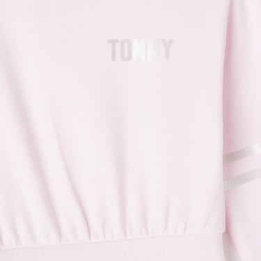  Tommy Hilfiger Satin Applique Çocuk Pembe Elbise