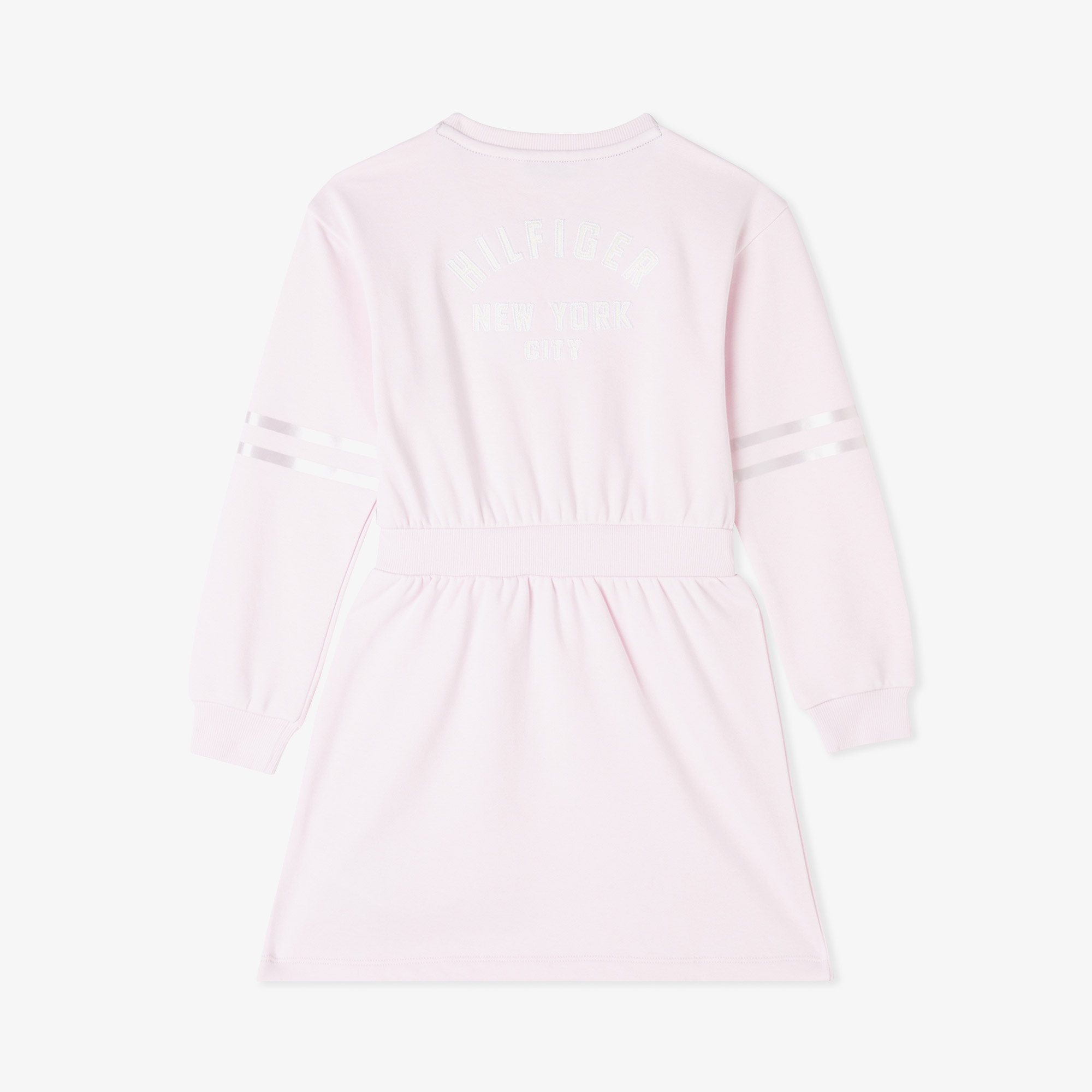 Tommy Hilfiger Satin Applique Çocuk Pembe Elbise