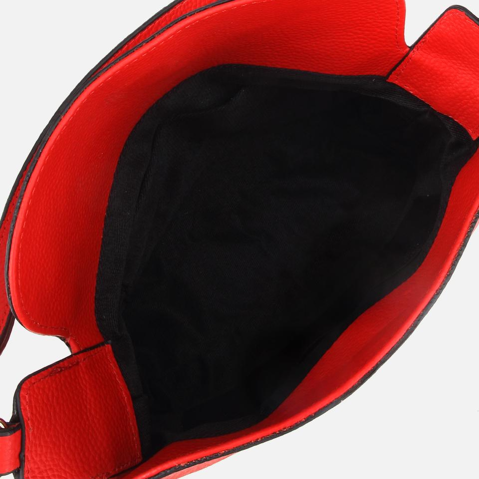 Kadın Deri Kırmızı Ayarlanabilir Askılı Omuz Çantası