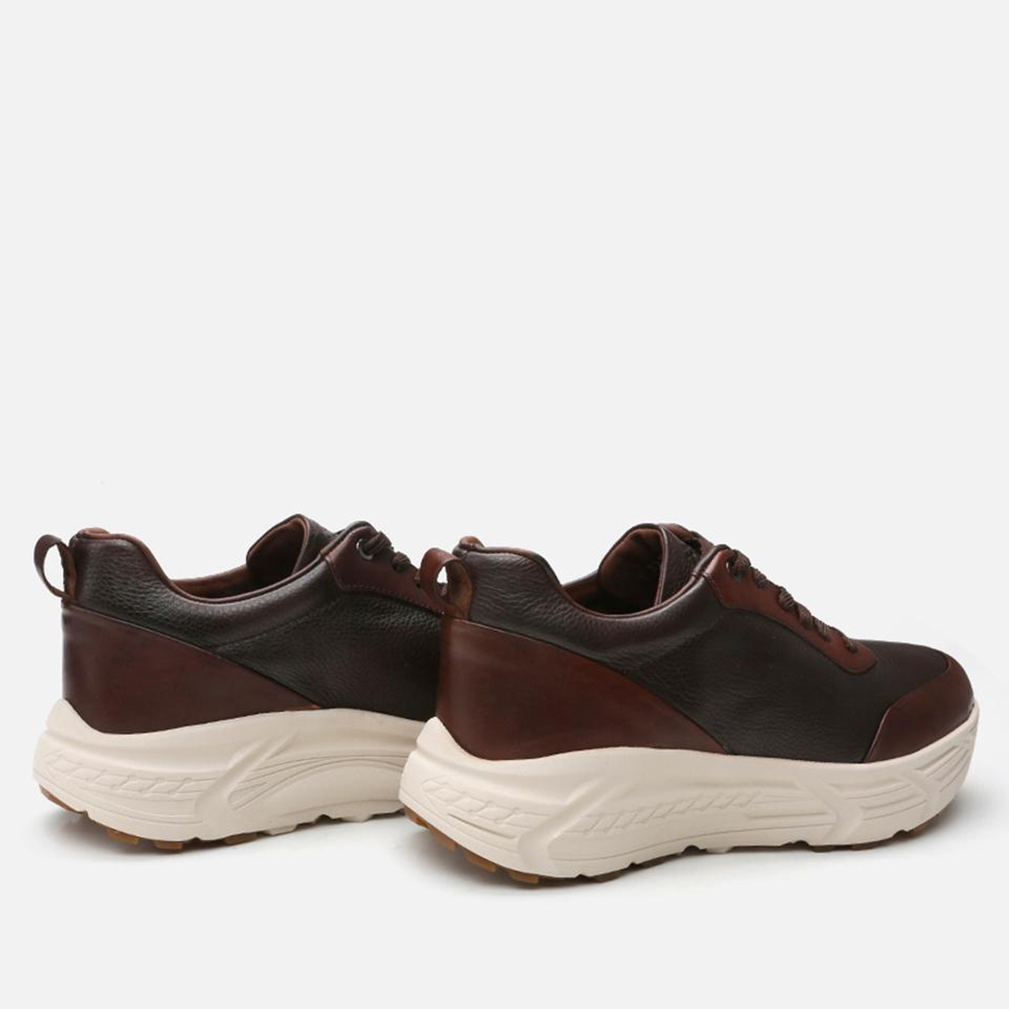 Erkek Deri Kahverengi Spor Ayakkabı