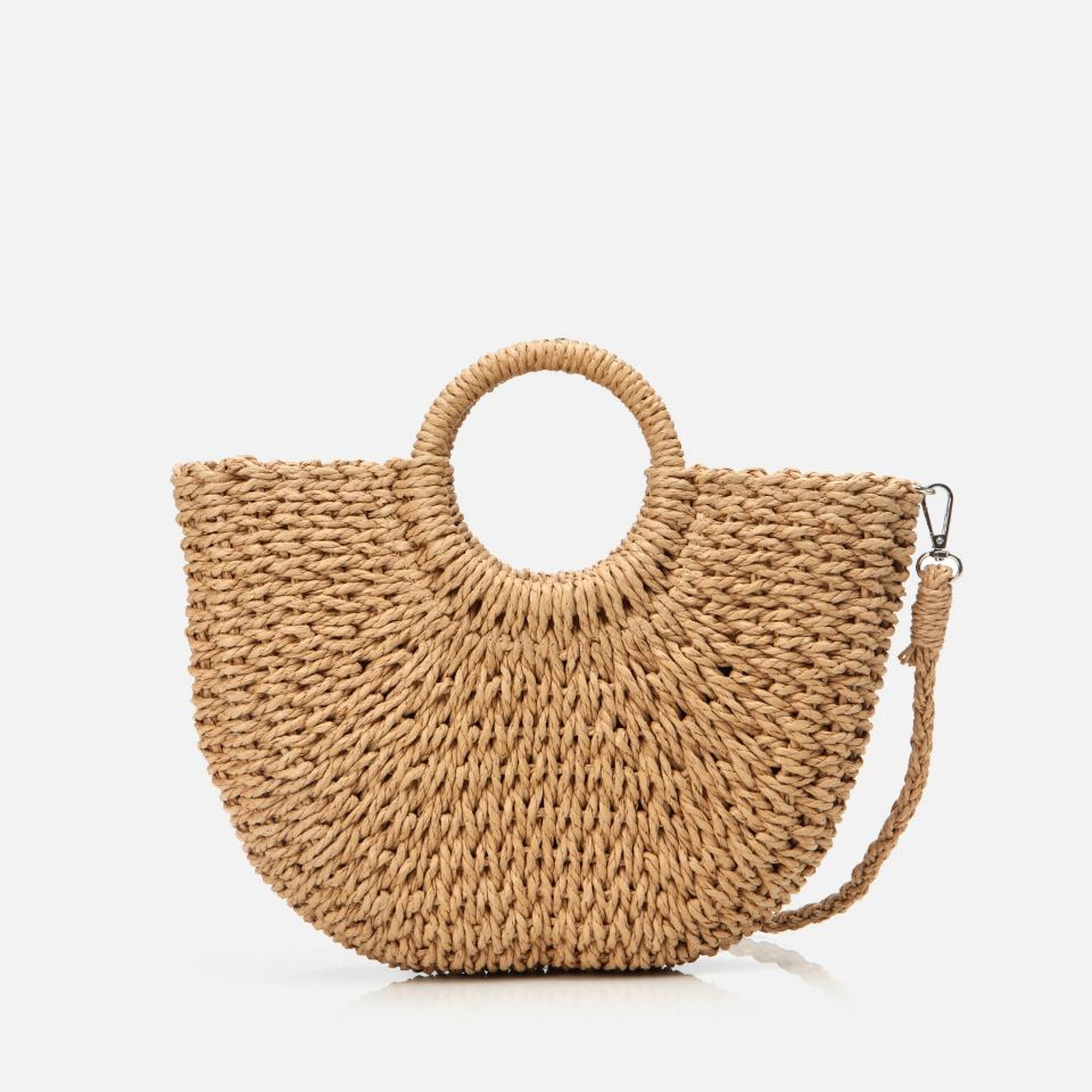 Kadın Taba Hasır Omuz Çantası