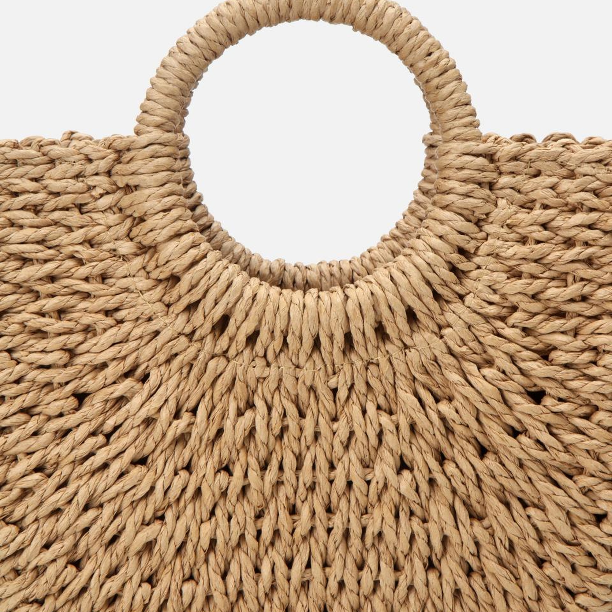 Kadın Taba Hasır Omuz Çantası