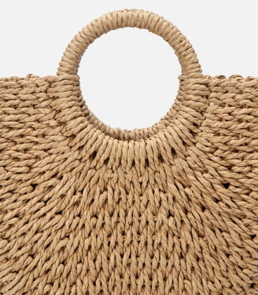  Kadın Taba Hasır Omuz Çantası