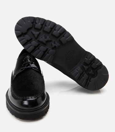  Erkek Deri Siyah Günlük Ayakkabı