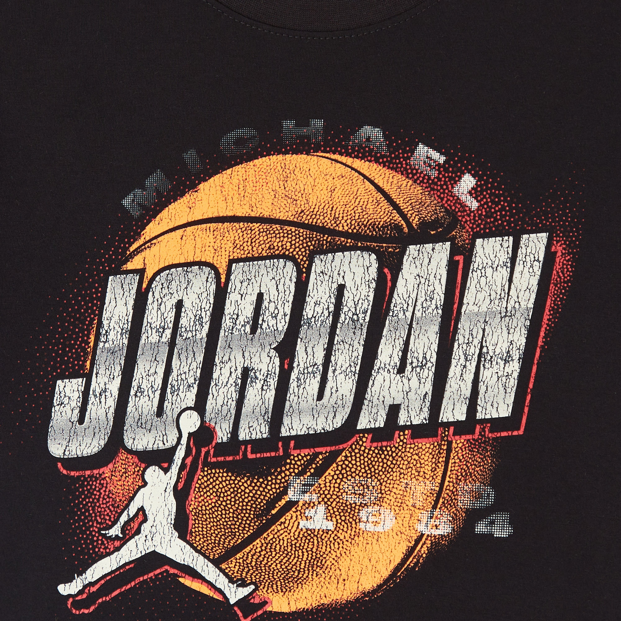 Jordan Distressed Chrome Çocuk Siyah T-Shirt
