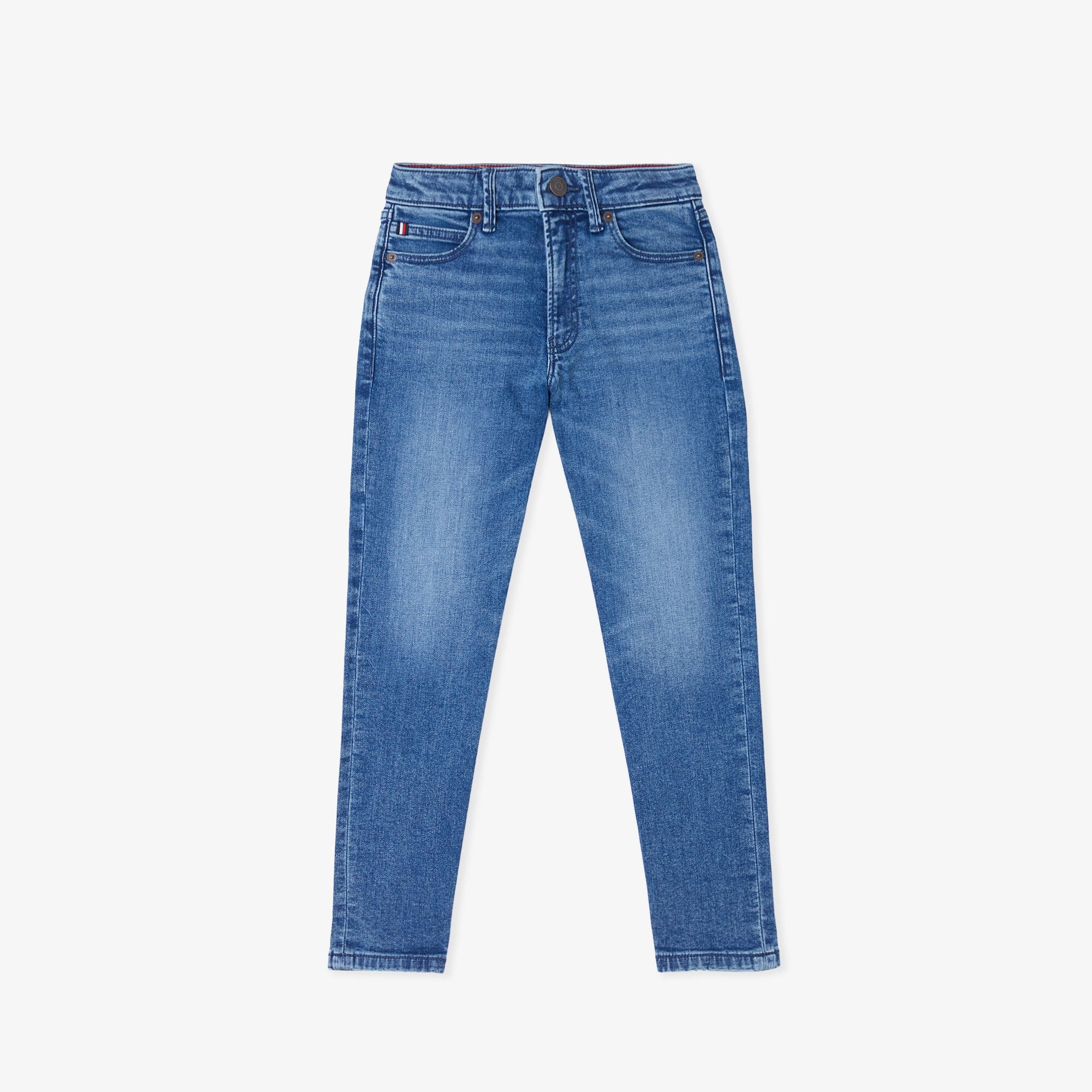 Tommy Hilfiger Modern Straight Vintage Denim Çocuk Mavi Jean Pantolon