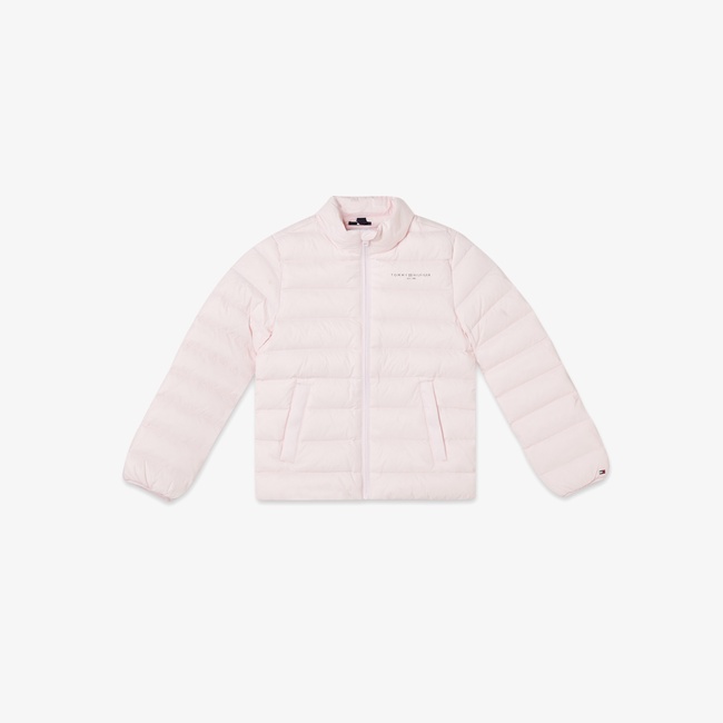  Tommy Hilfiger Essential Light Down Çocuk Pembe Mont