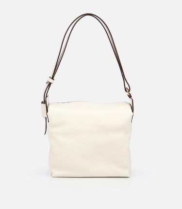  Kadın Deri Ekru Ayarlanabilir Askılı Omuz Çantası
