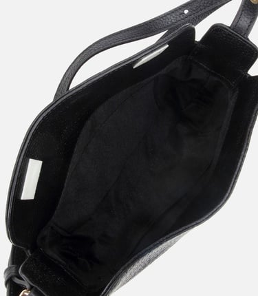  Kadın Deri Siyah Ayarlanabilir Askılı Omuz Çantası