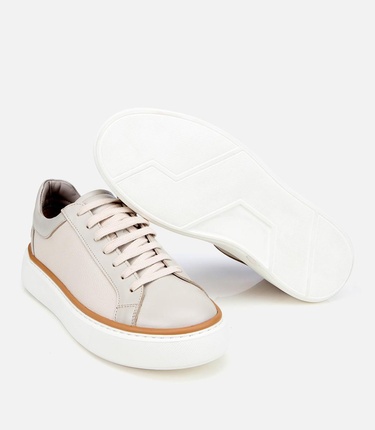  Erkek Deri Bej Günlük Ayakkabı