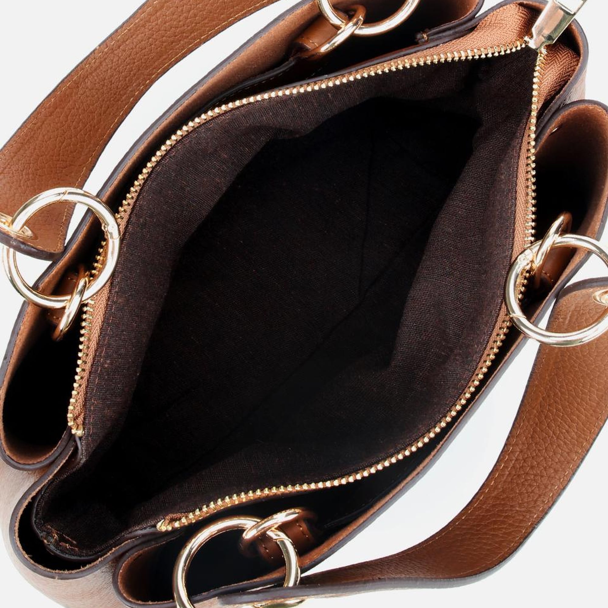 Kadın Deri Taba Omuz Çantası