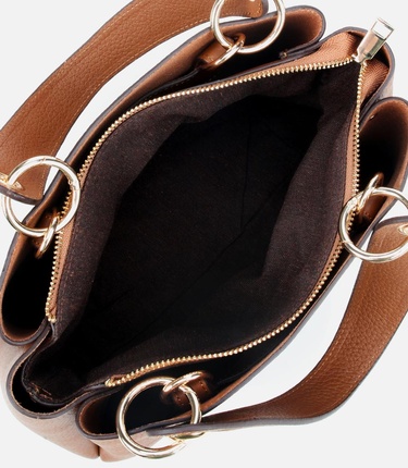  Kadın Deri Taba Omuz Çantası