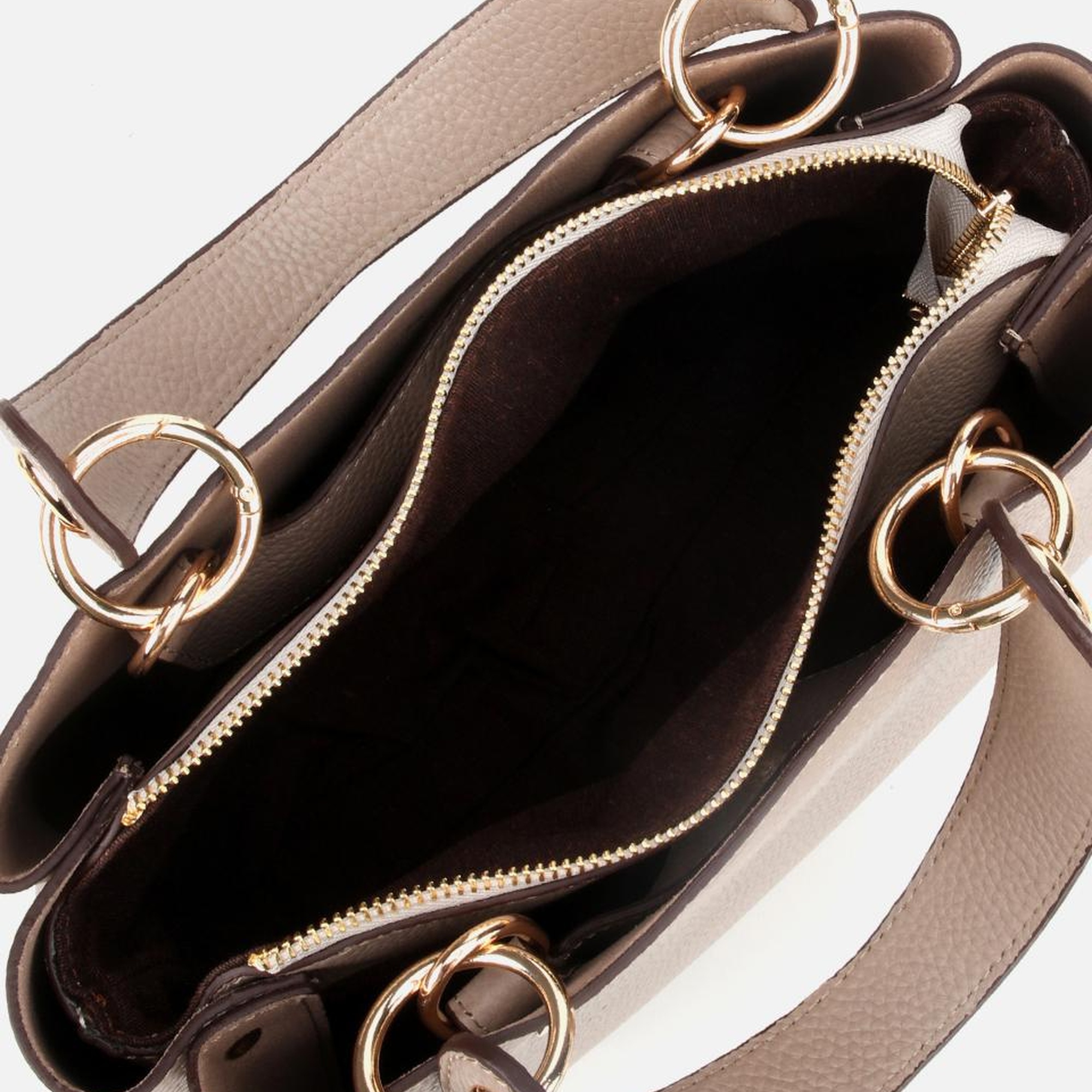 Kadın Deri Vizon Omuz Çantası