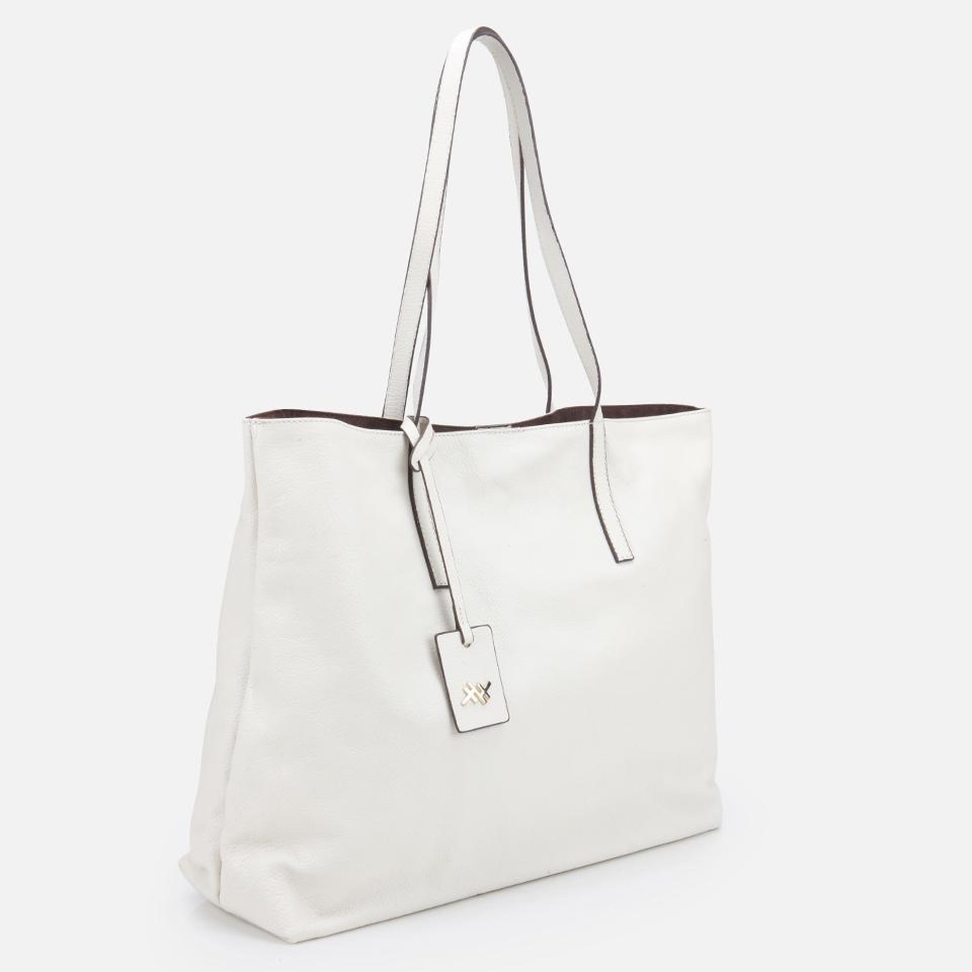 Kadın Deri Ekru Tote Çanta