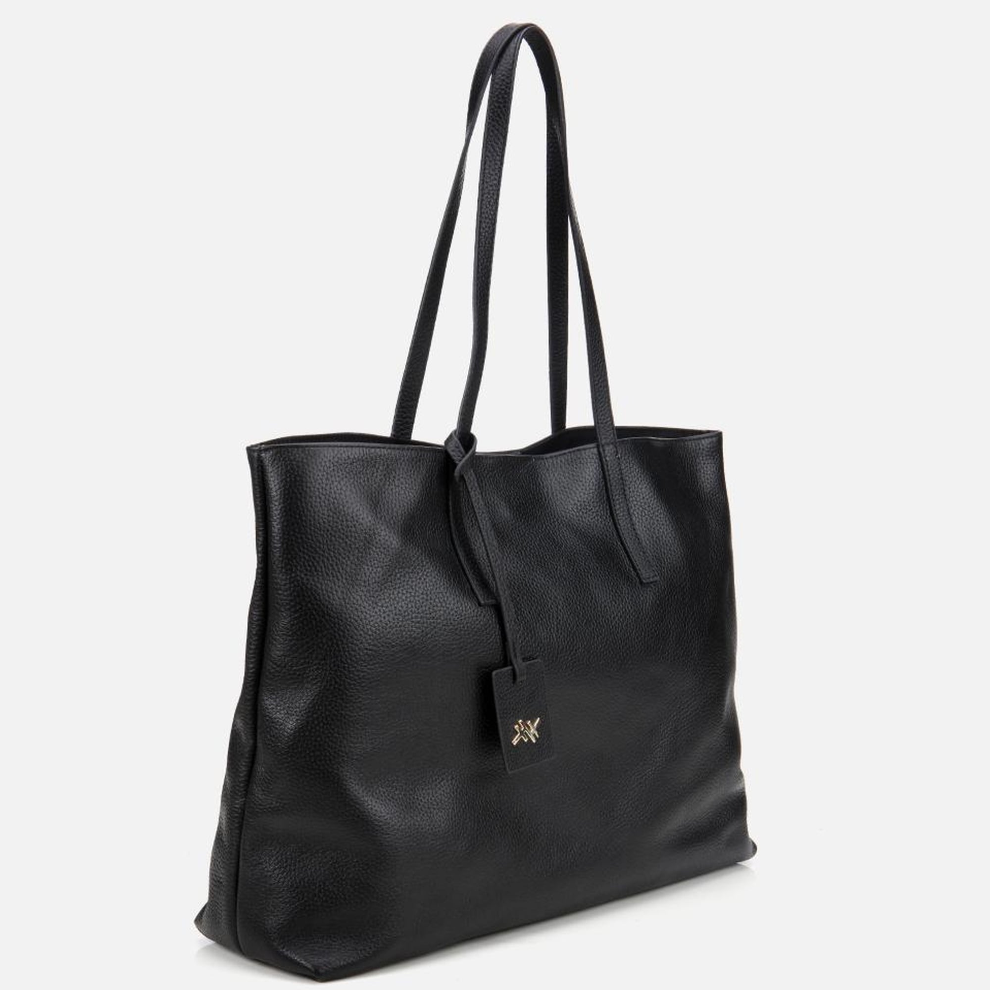 Kadın Deri Siyah Tote Çanta