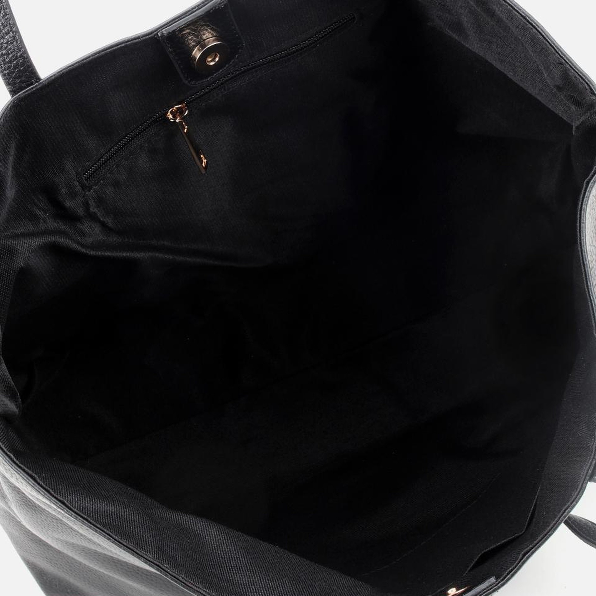 Kadın Deri Siyah Tote Çanta