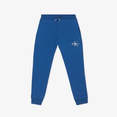  Calvin Klein Monogram Logo Çocuk Mavi Eşofman Altı