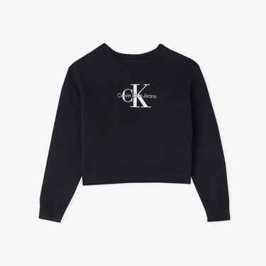  Calvin Klein Monologo Çocuk Siyah Triko