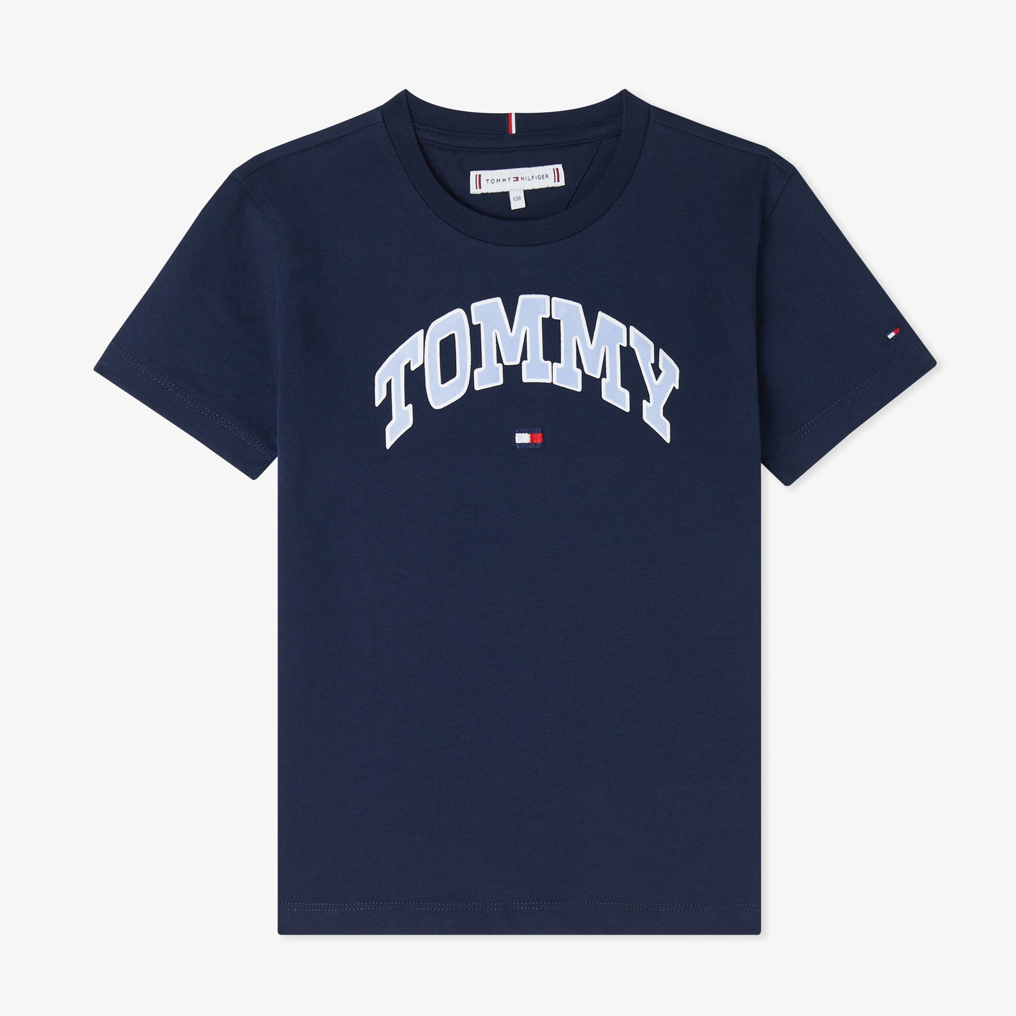  Tommy Hilfiger Varsity Sateen Çocuk Lacivert T-Shirt