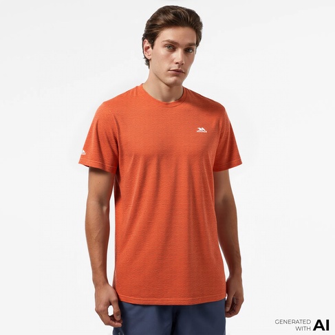  Trespass Raeran Technical Erkek Turuncu Günlük T-Shirt