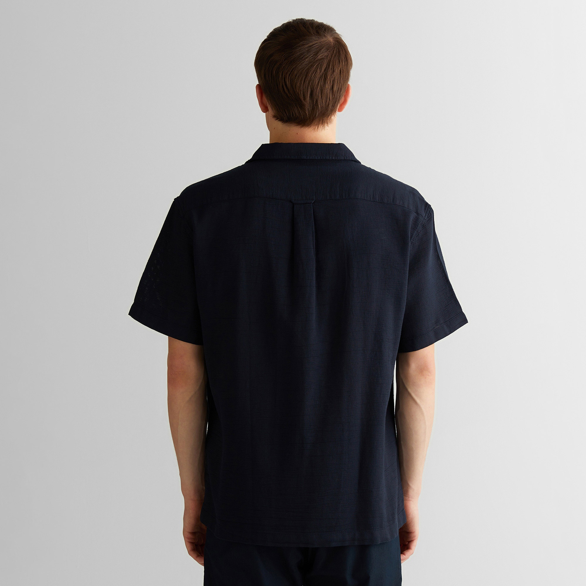 GANT Erkek Siyah Regular Fit Gömlek Yaka Gömlek