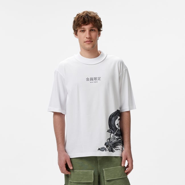  UNITED4 Erkek Beyaz T-Shirt